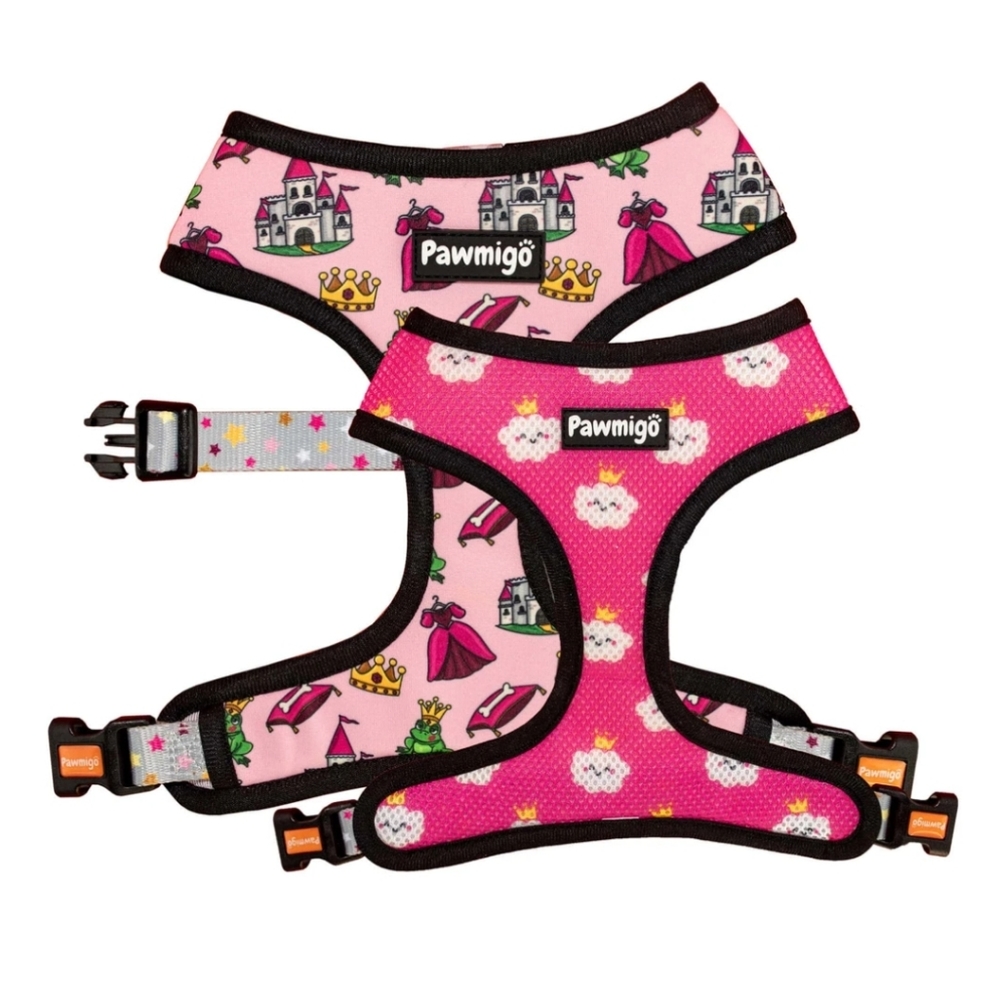 Reversible dog harness